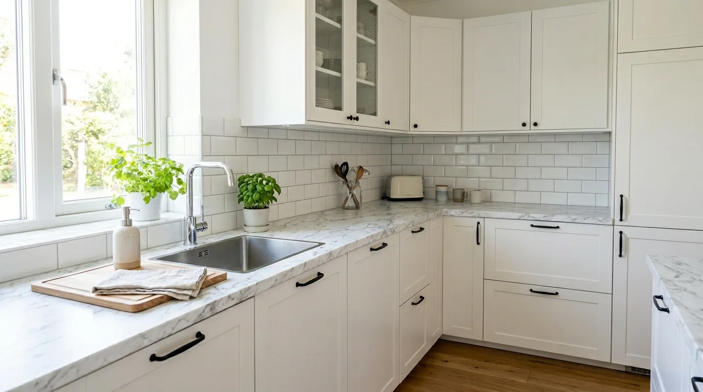 12 Affordable DIY Kitchen Countertop Makeover Ideas Without Replacing