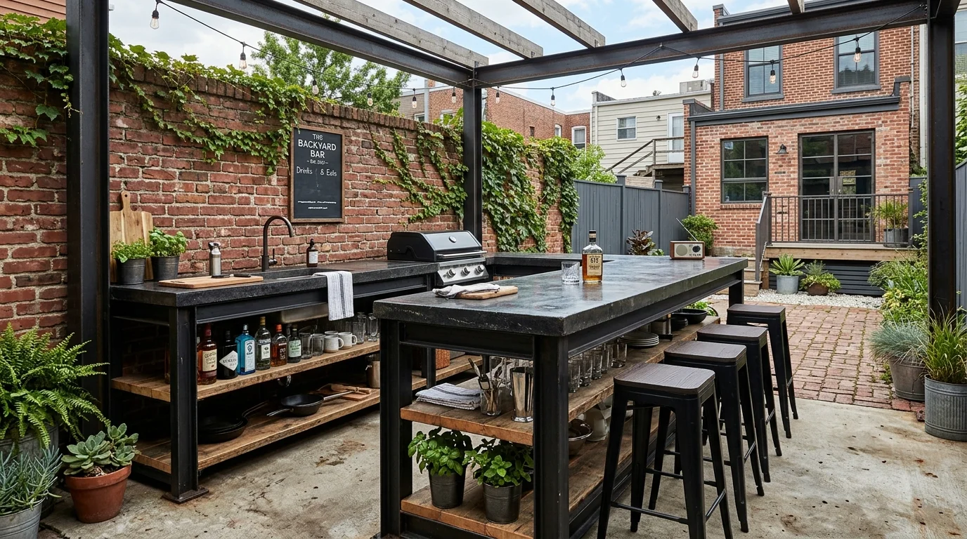 10. Tie the kitchen into the landscape around it