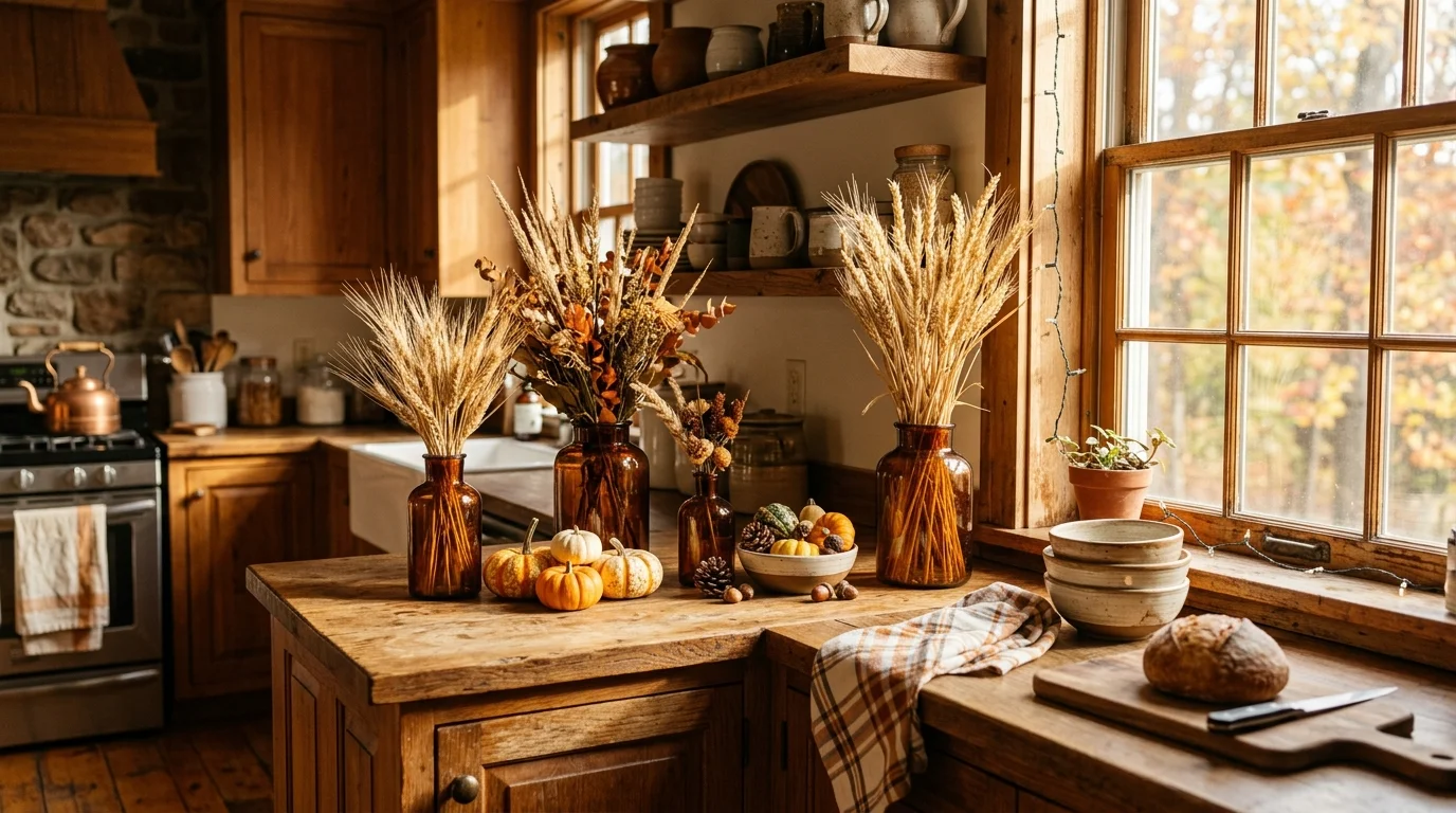 14 Beautiful Fall Kitchen Decor Ideas to Warm Up Your Home
