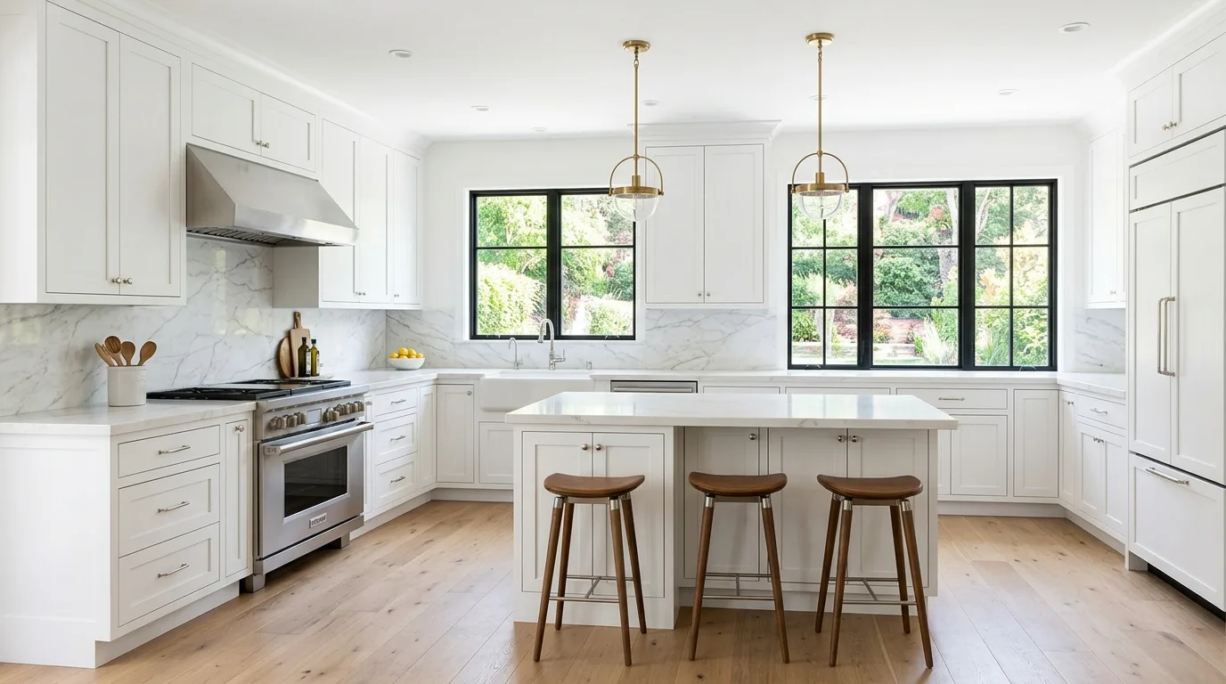14 Beautiful Kitchen Backsplash with White Cabinets Pairings Youll Love