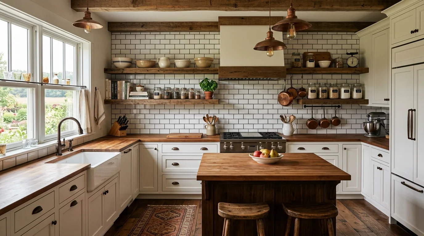 4. Bring in lighting that flatters the finish