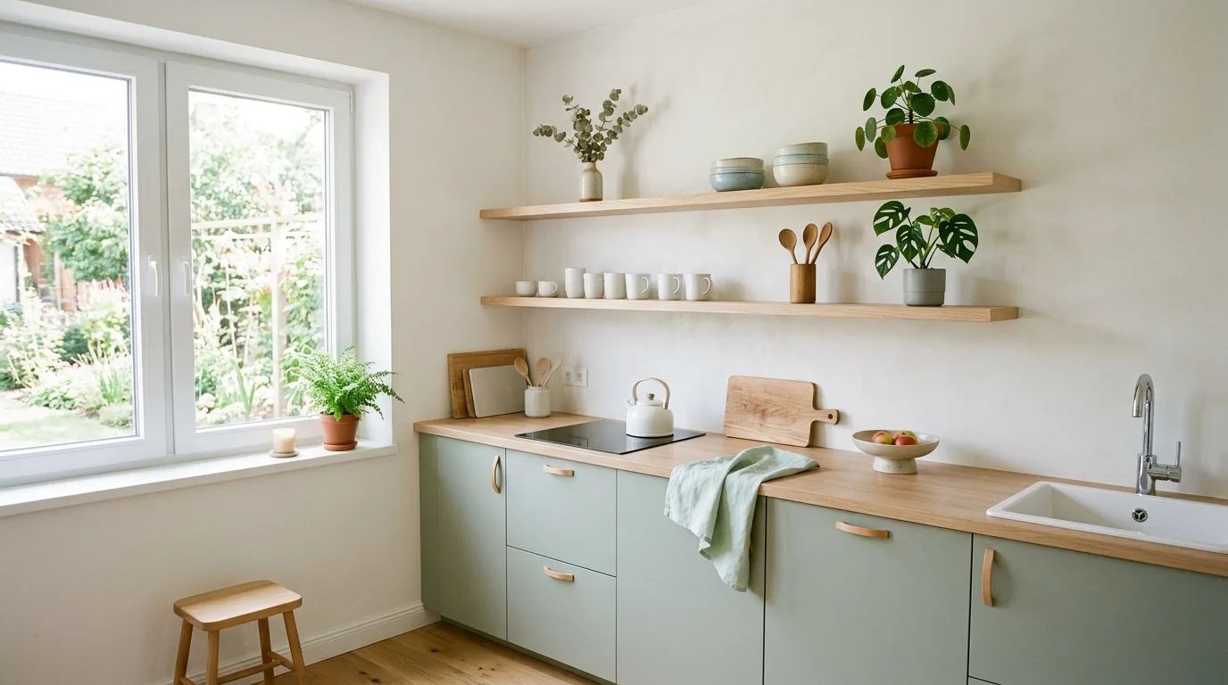 4. Bring in lighting that flatters the finish