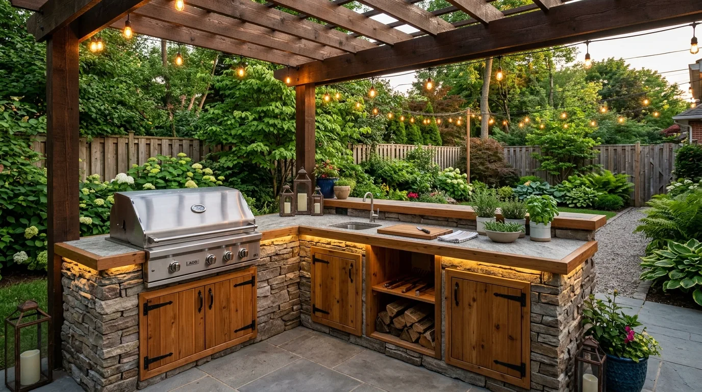 10. Tie the kitchen into the landscape around it