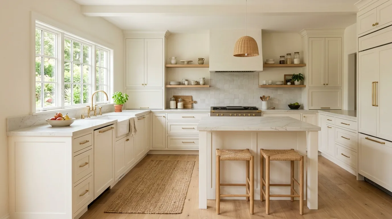12 Calming Neutral Kitchen Cabinets Color Palettes for a Serene Look