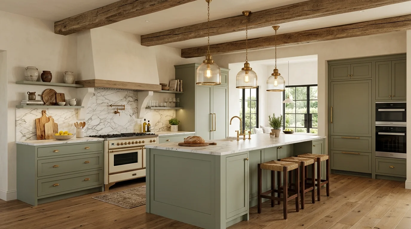 4. Bring in lighting that flatters the finish