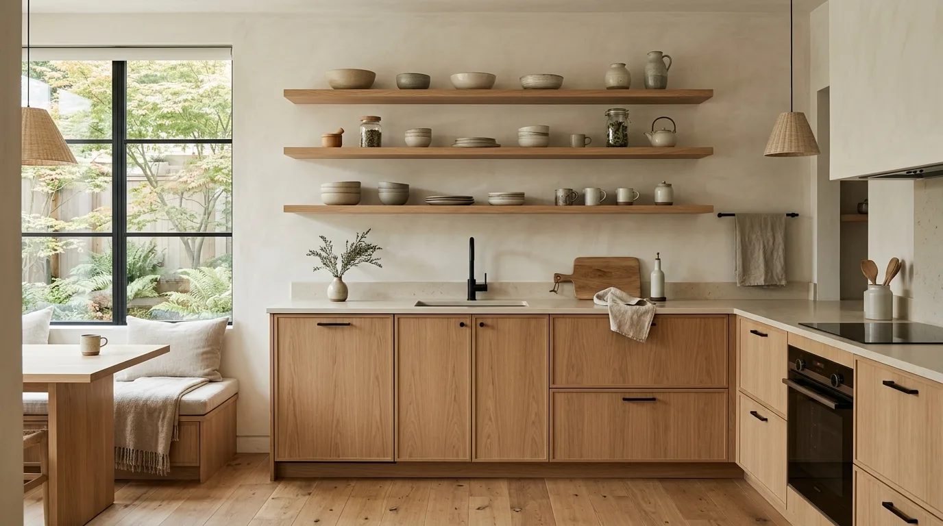 4. Bring in lighting that flatters the finish