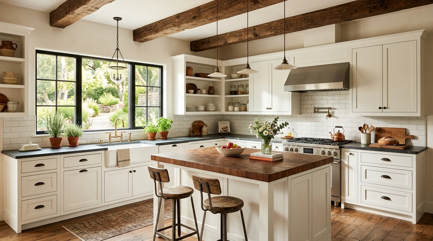 14 Charming Farmhouse Kitchen Remodel Ideas for Rustic Living