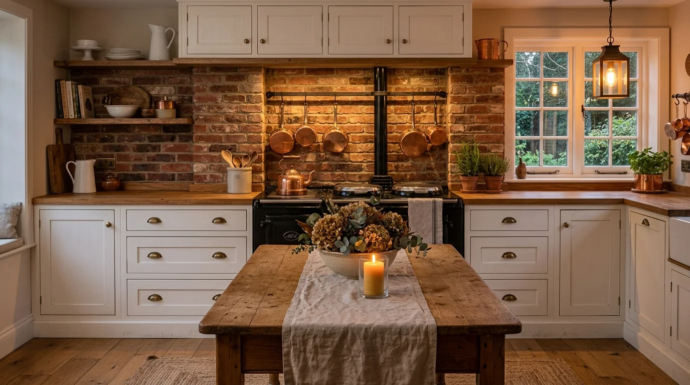 4. Bring in lighting that flatters the finish