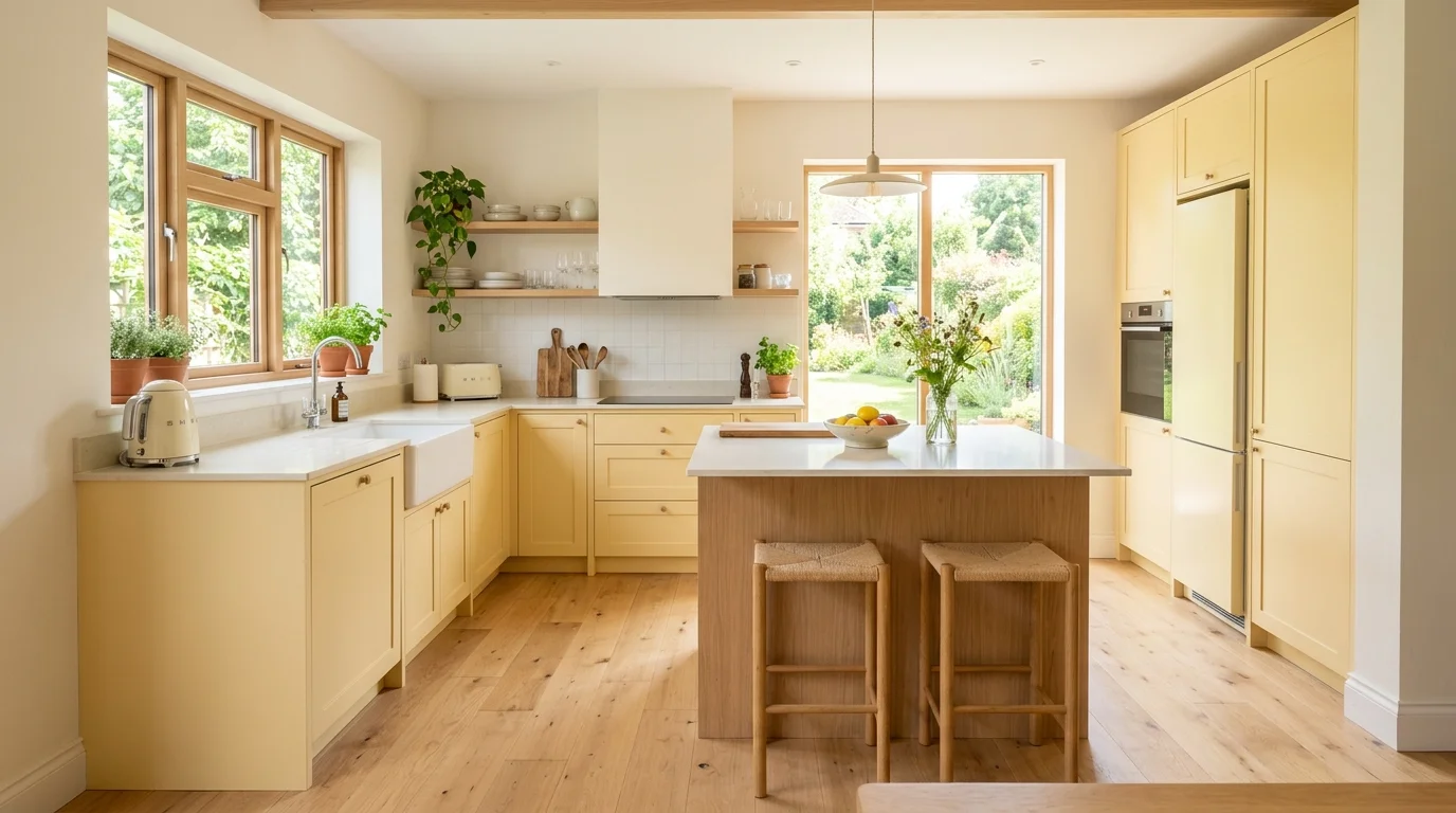 4. Bring in lighting that flatters the finish