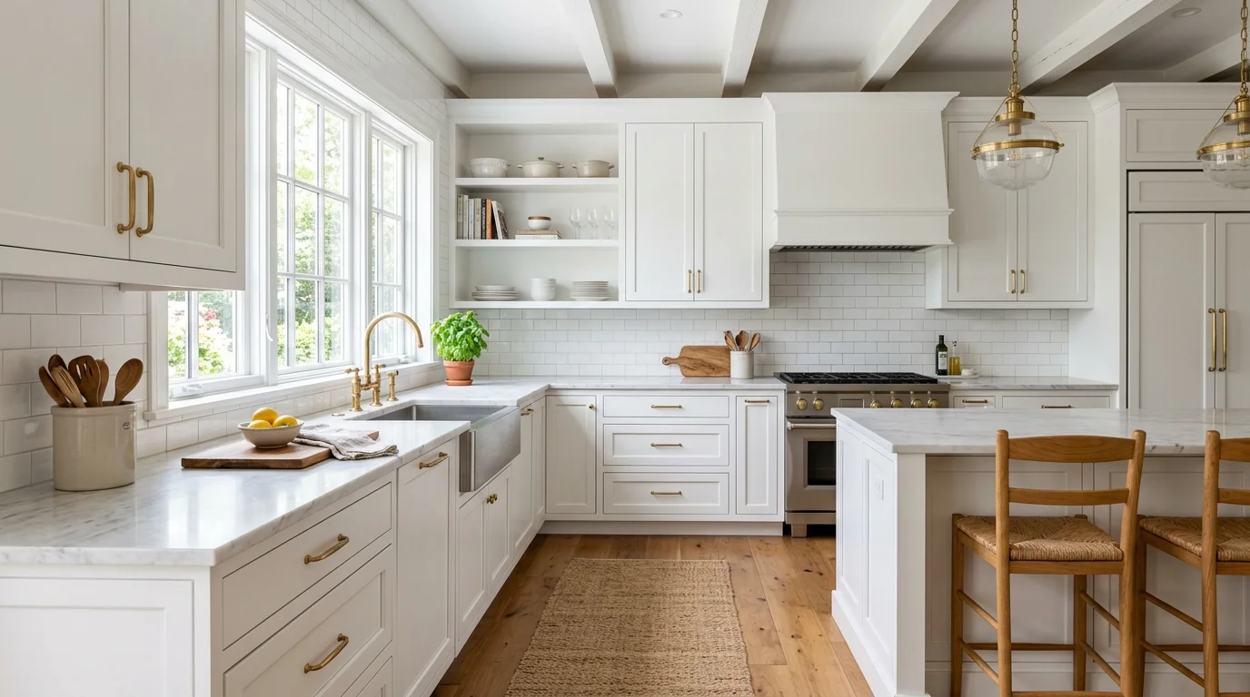14 Classic White Cabinet Kitchen Ideas for a Bright Timeless Look