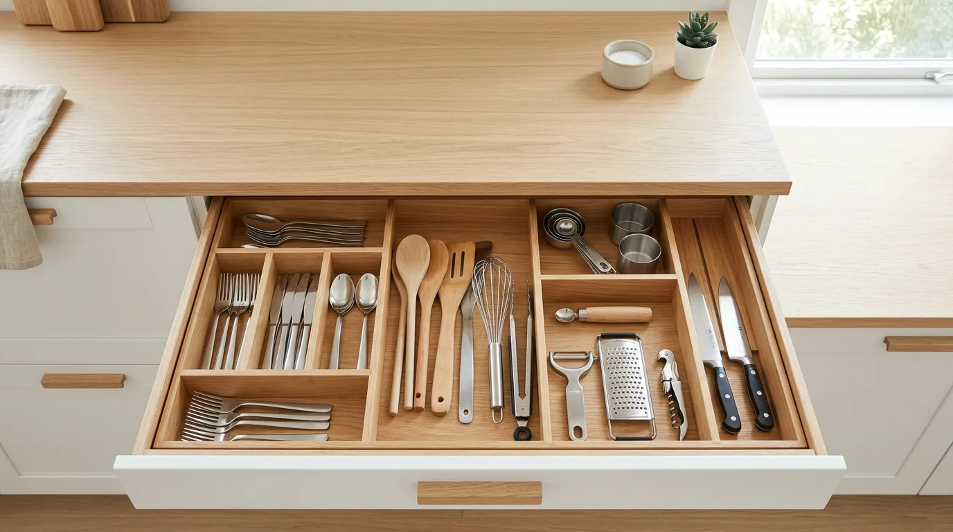 13 Clever Scandinavian Kitchen Organisation Tips for a Clutter Free Space