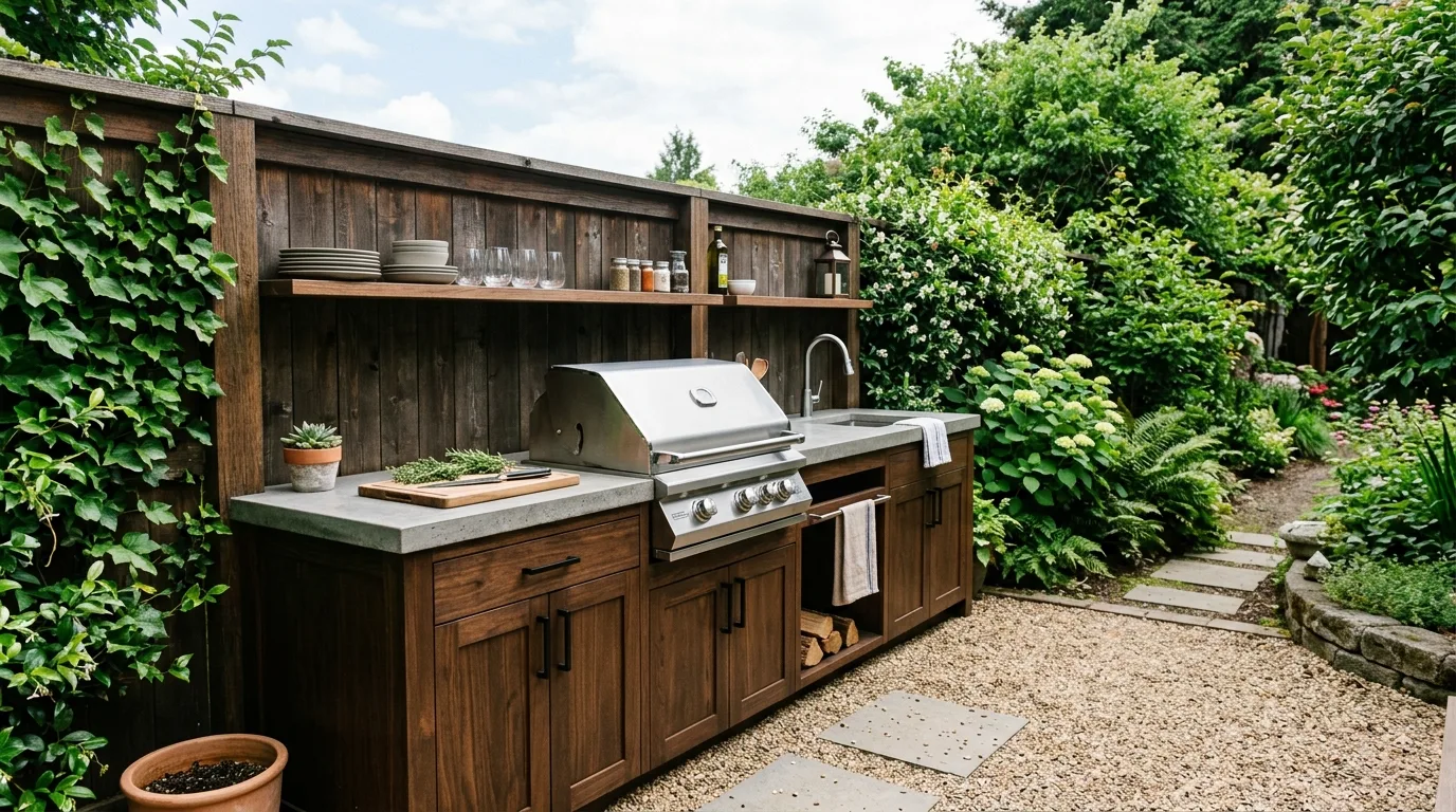 10. Tie the kitchen into the landscape around it