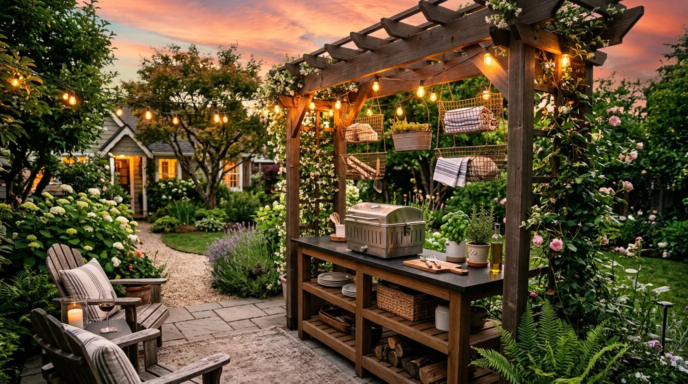 11. Use storage to keep the area feeling calm