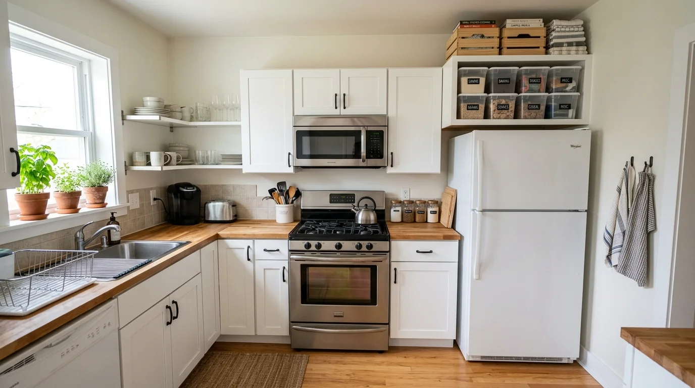 4. Bring in lighting that flatters the finish