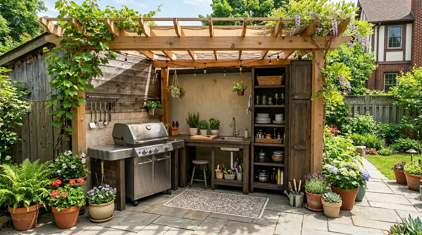 10. Tie the kitchen into the landscape around it