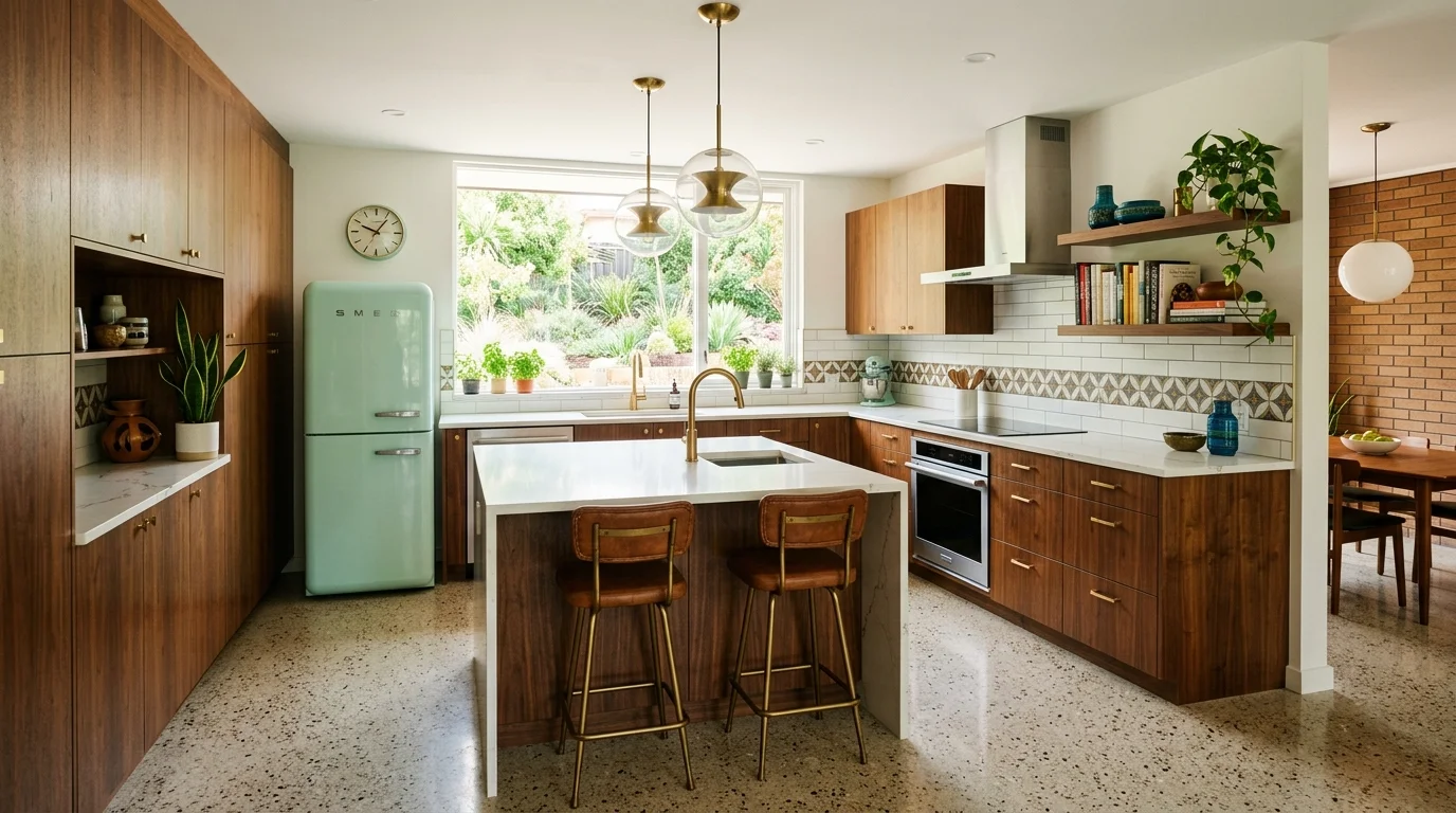 Retrorefresh 14 Cool Midcentury Kitchen Remodel Ideas for a Retro Refresh | The ...