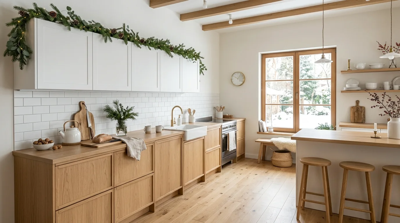 4. Bring in lighting that flatters the finish