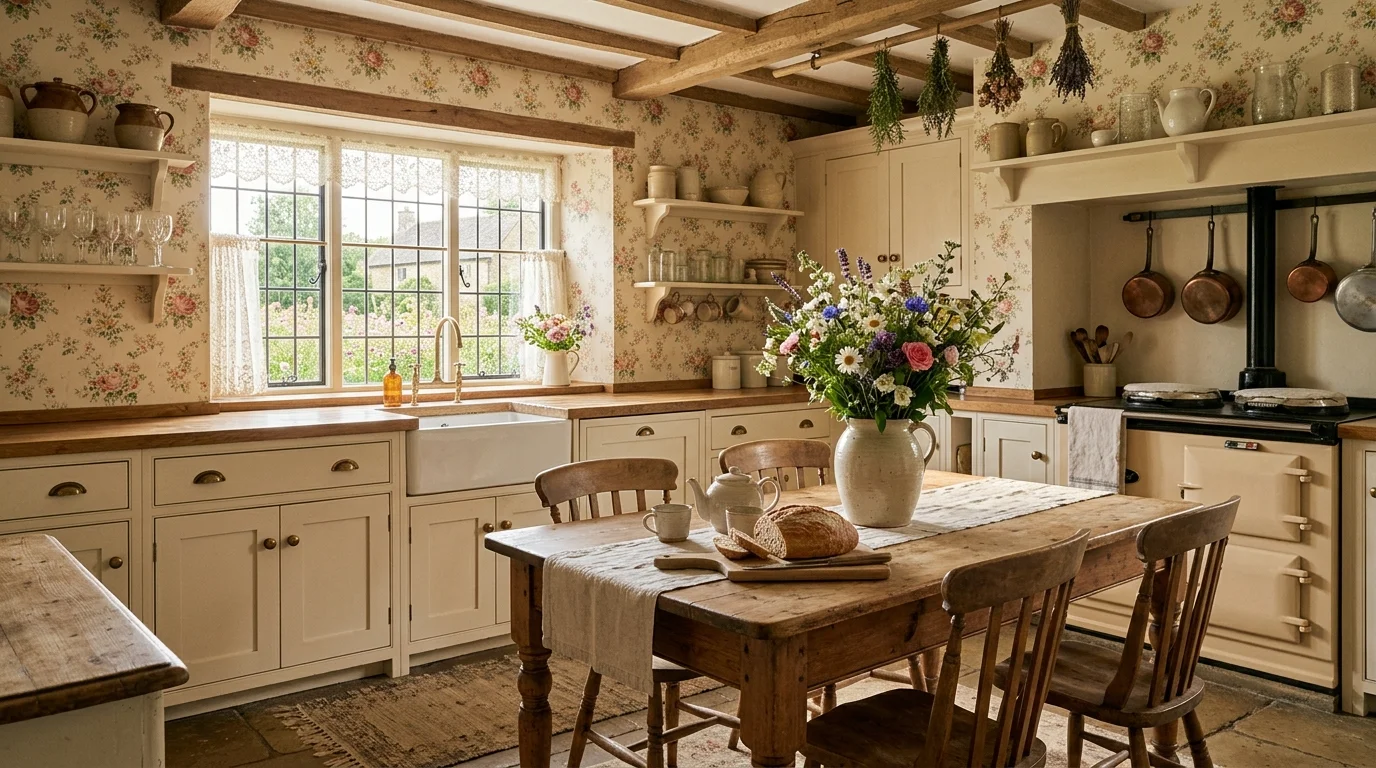 13 Dreamy Cottagecore Kitchen Ideas for a Romantic Country Vibe