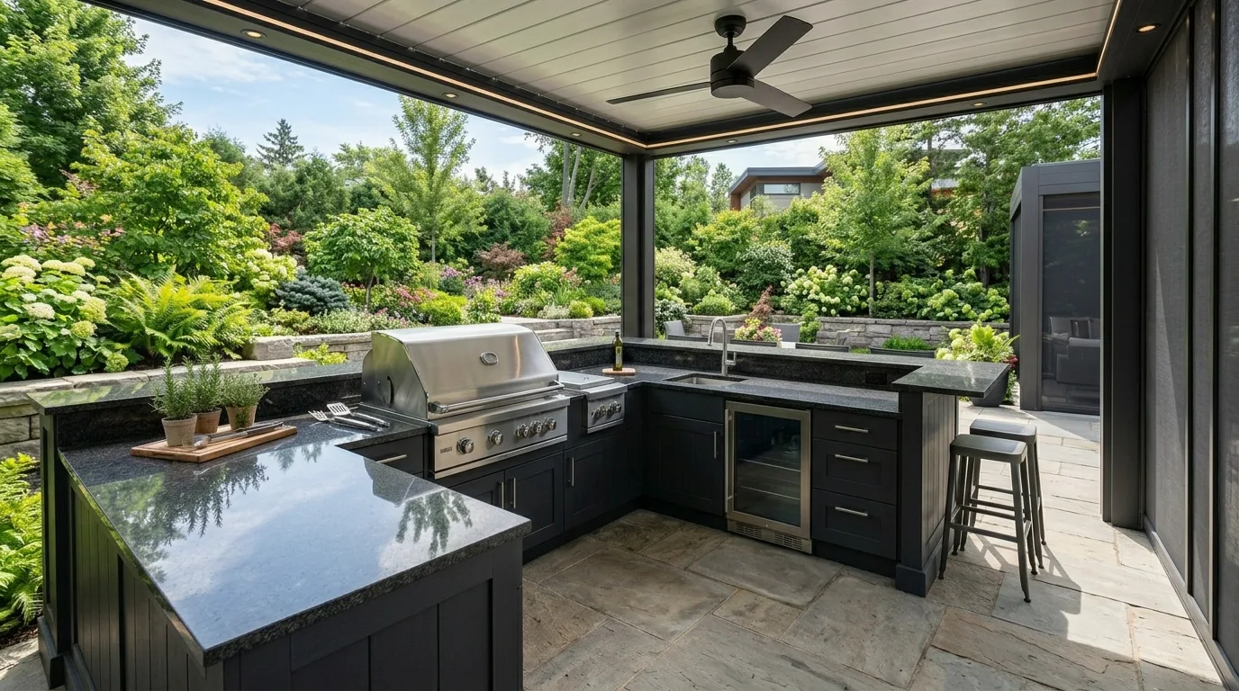 13 Durable Outdoor Kitchen Countertop Ideas for All Weather Cooking