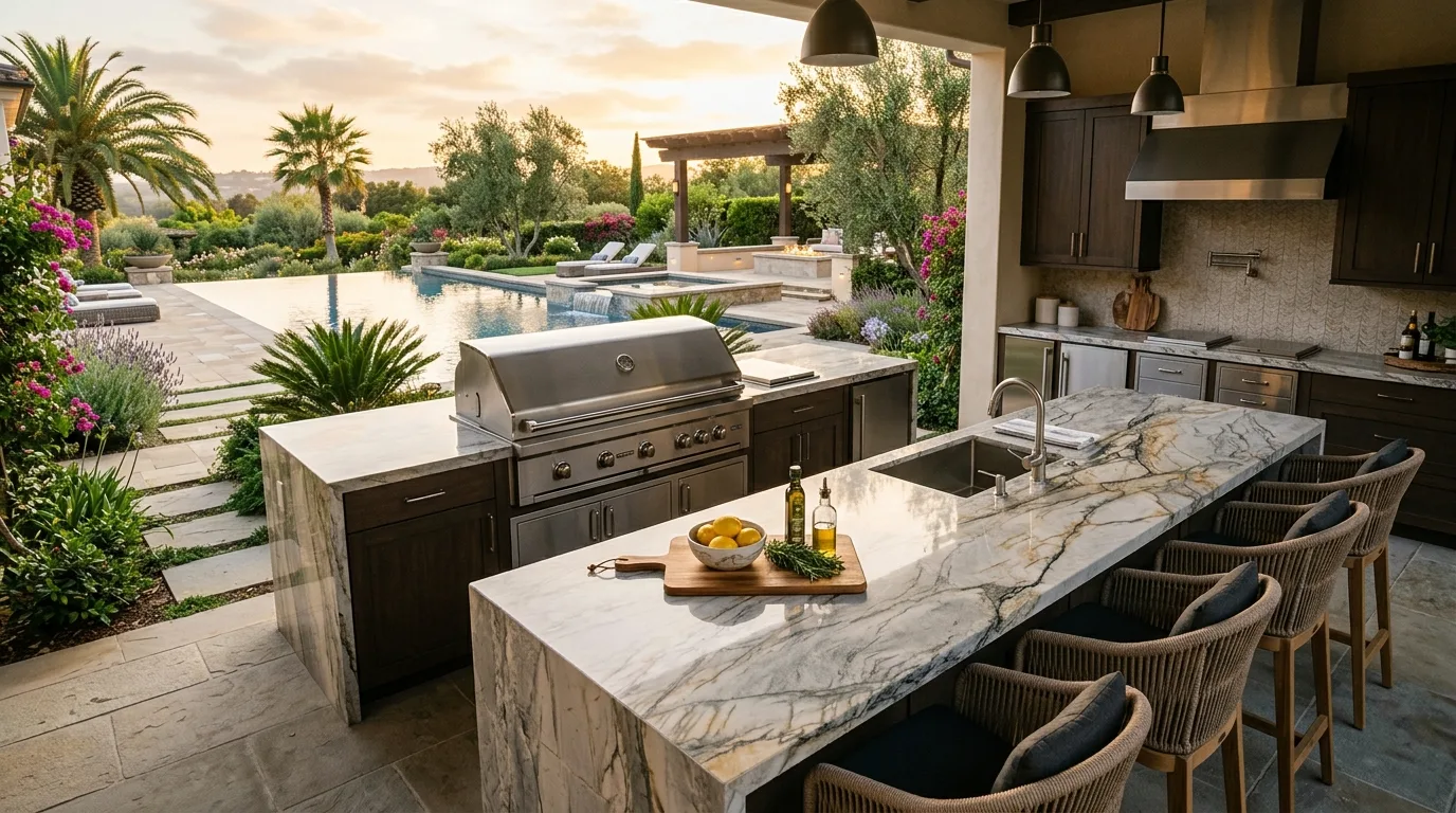 4. Add lighting that extends the space into evening