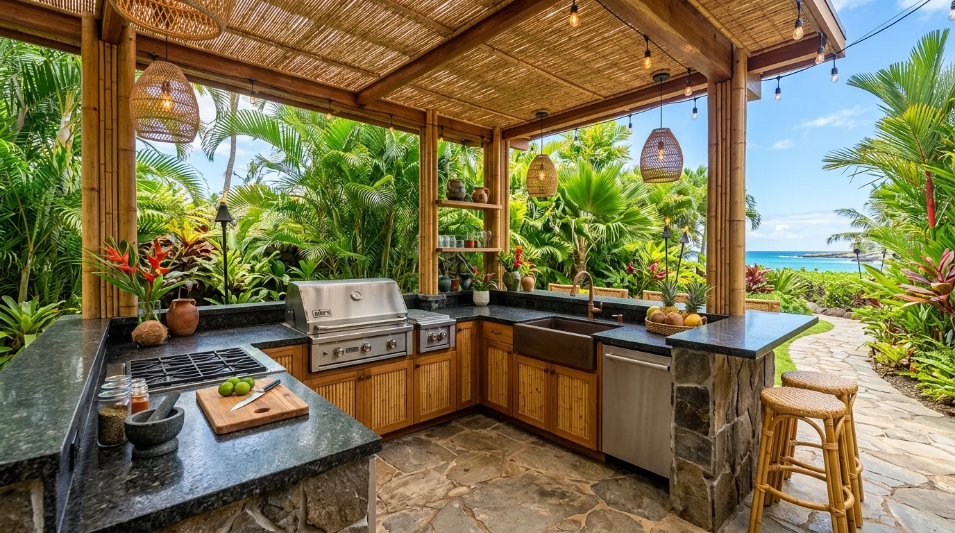 10. Tie the kitchen into the landscape around it