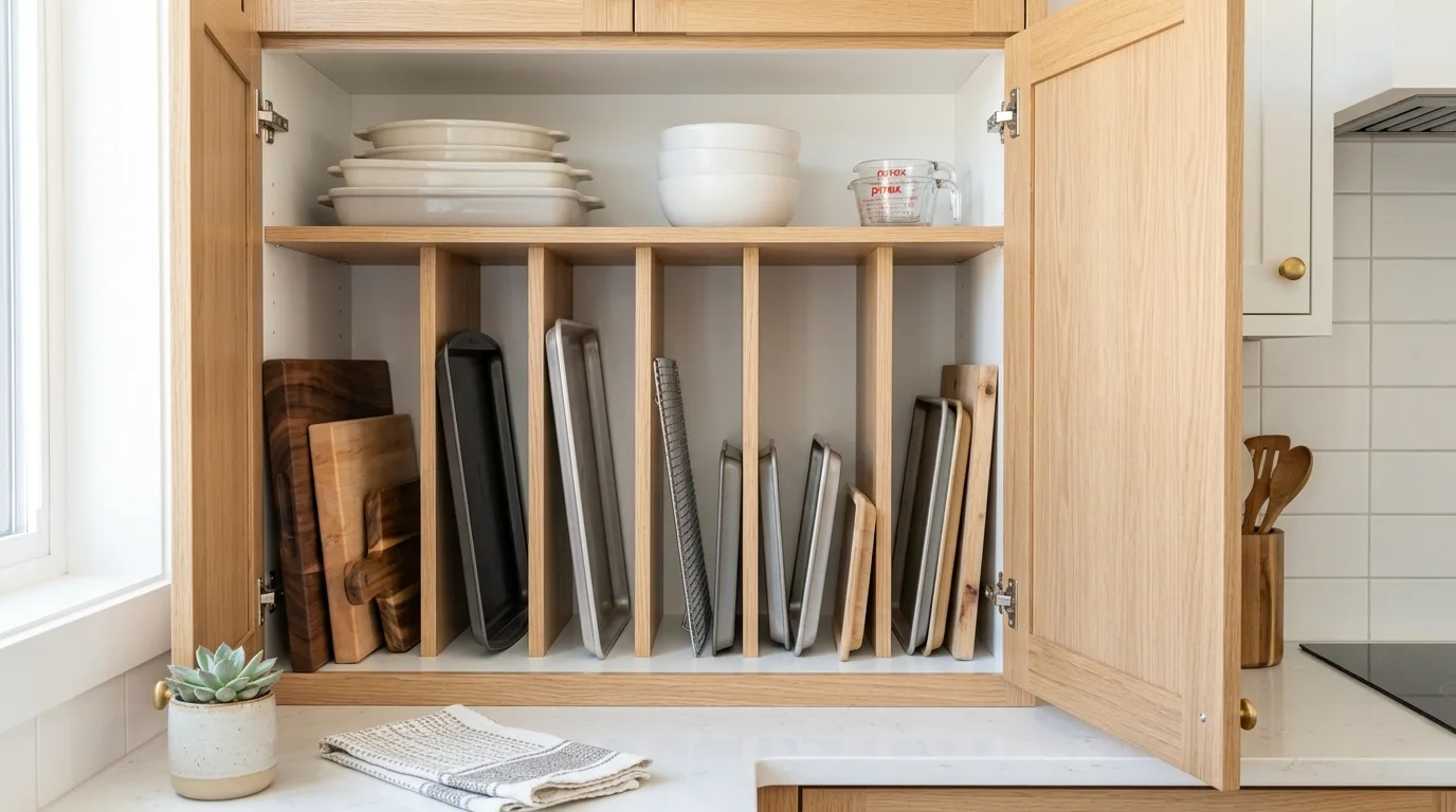 5. Give each shelf or drawer one job