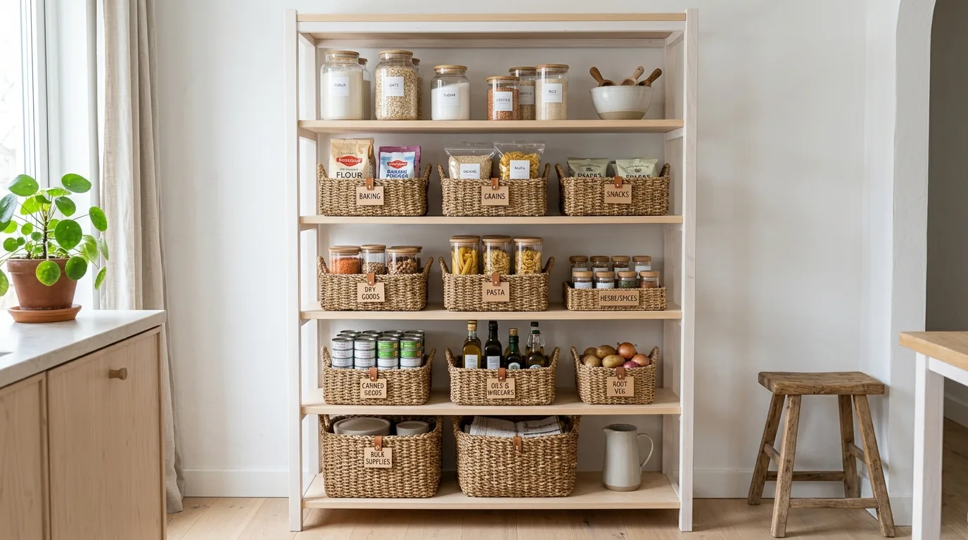 5. Give each shelf or drawer one job