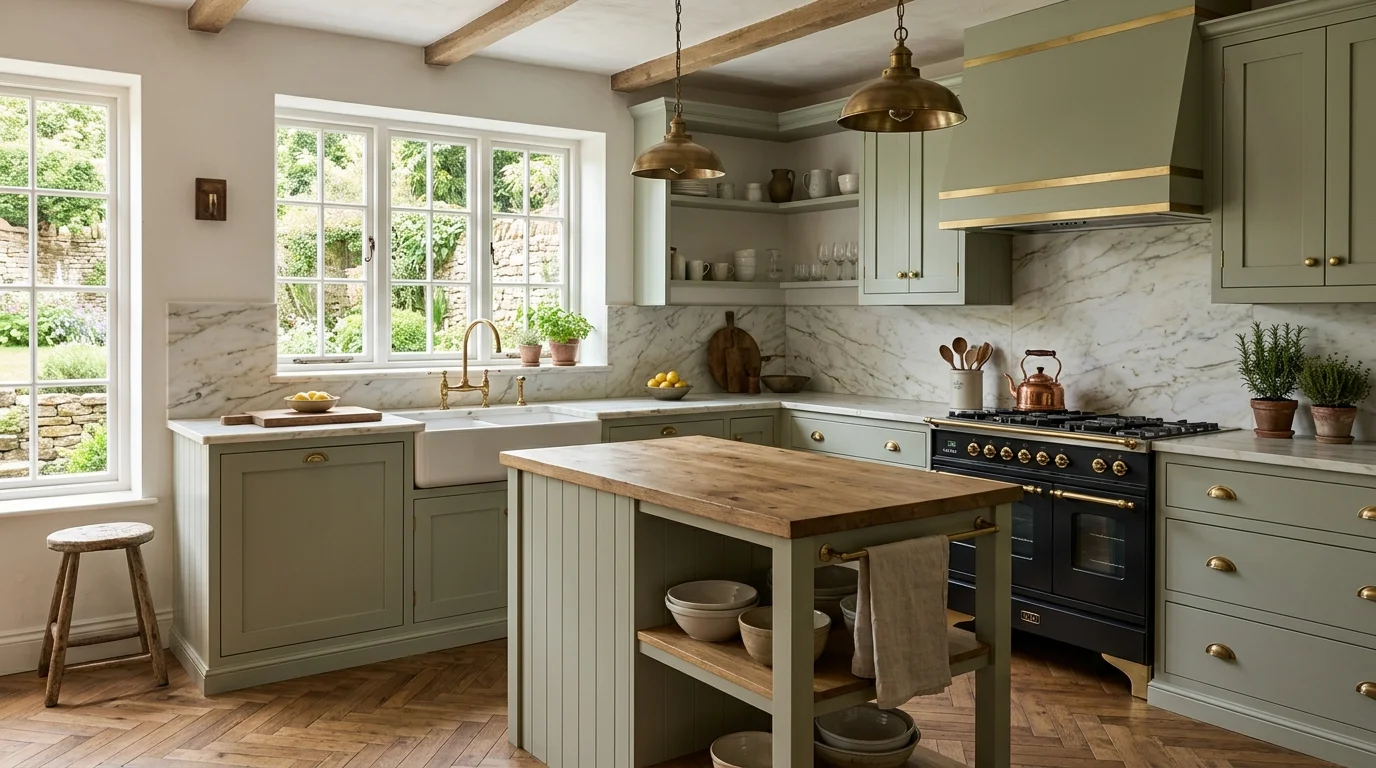 4. Bring in lighting that flatters the finish