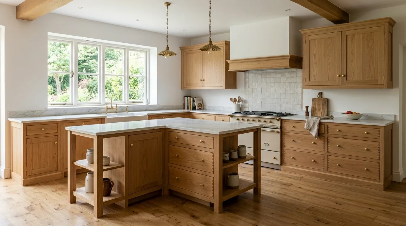 4. Bring in lighting that flatters the finish