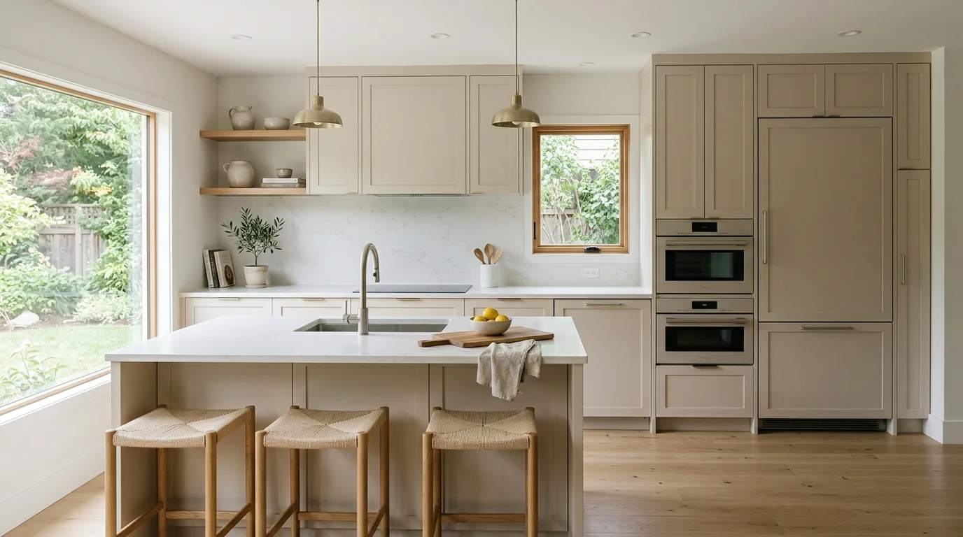Calm Kitchen System 13 Elegant Modern Neutral Kitchen Design Ideas for a Calm Palette | The ...