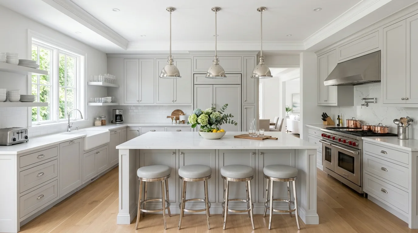 14 Elegant White Quartz Countertop Kitchen Ideas for a Timeless Look