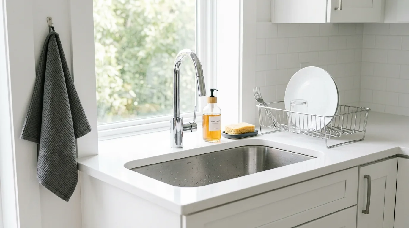 4. Bring in lighting that flatters the finish