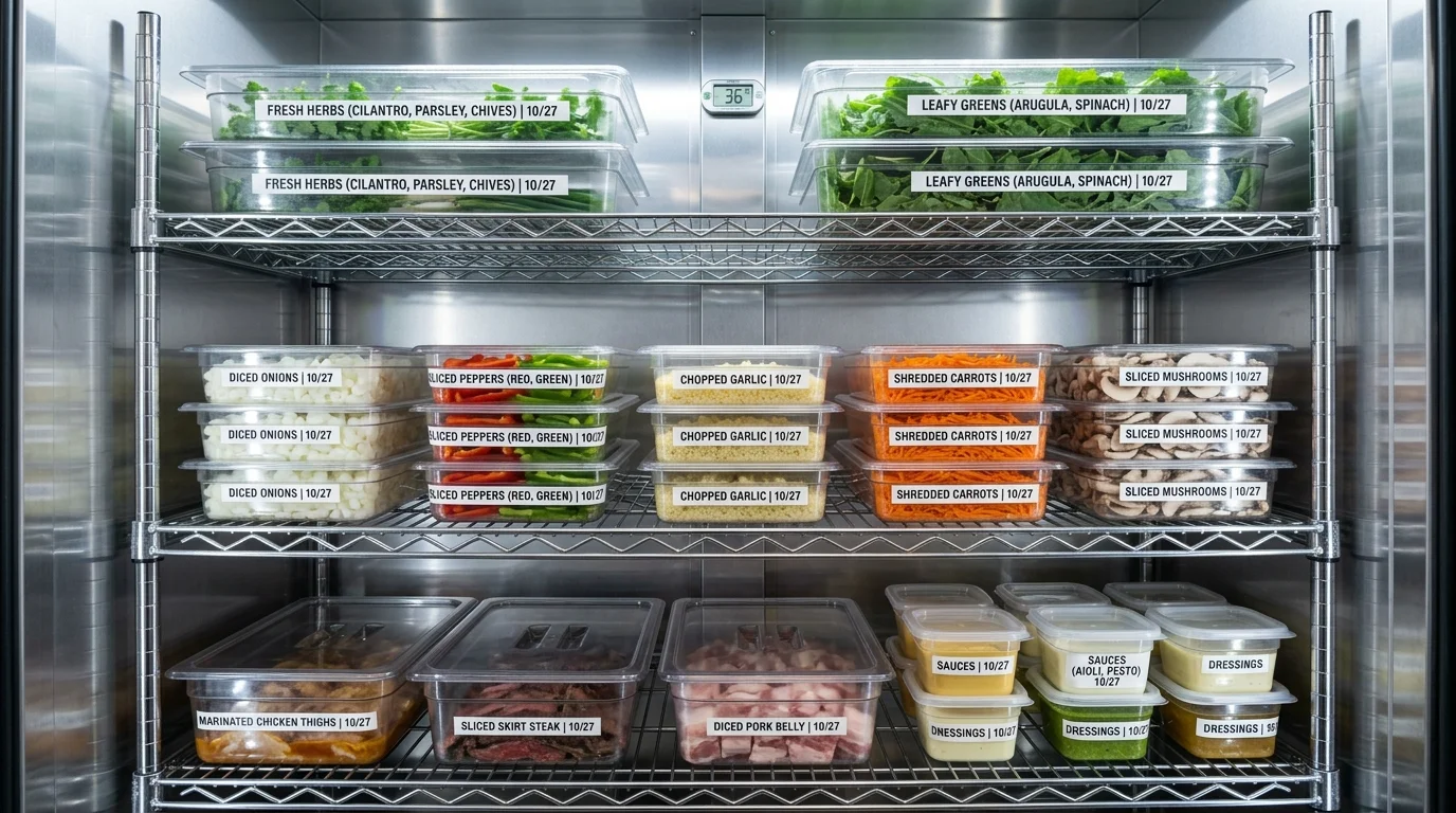 5. Give each shelf or drawer one job