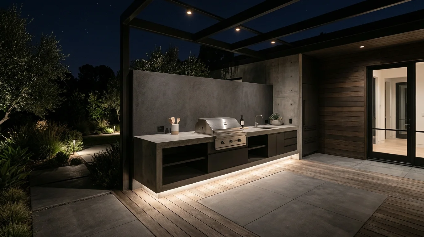 10. Tie the kitchen into the landscape around it