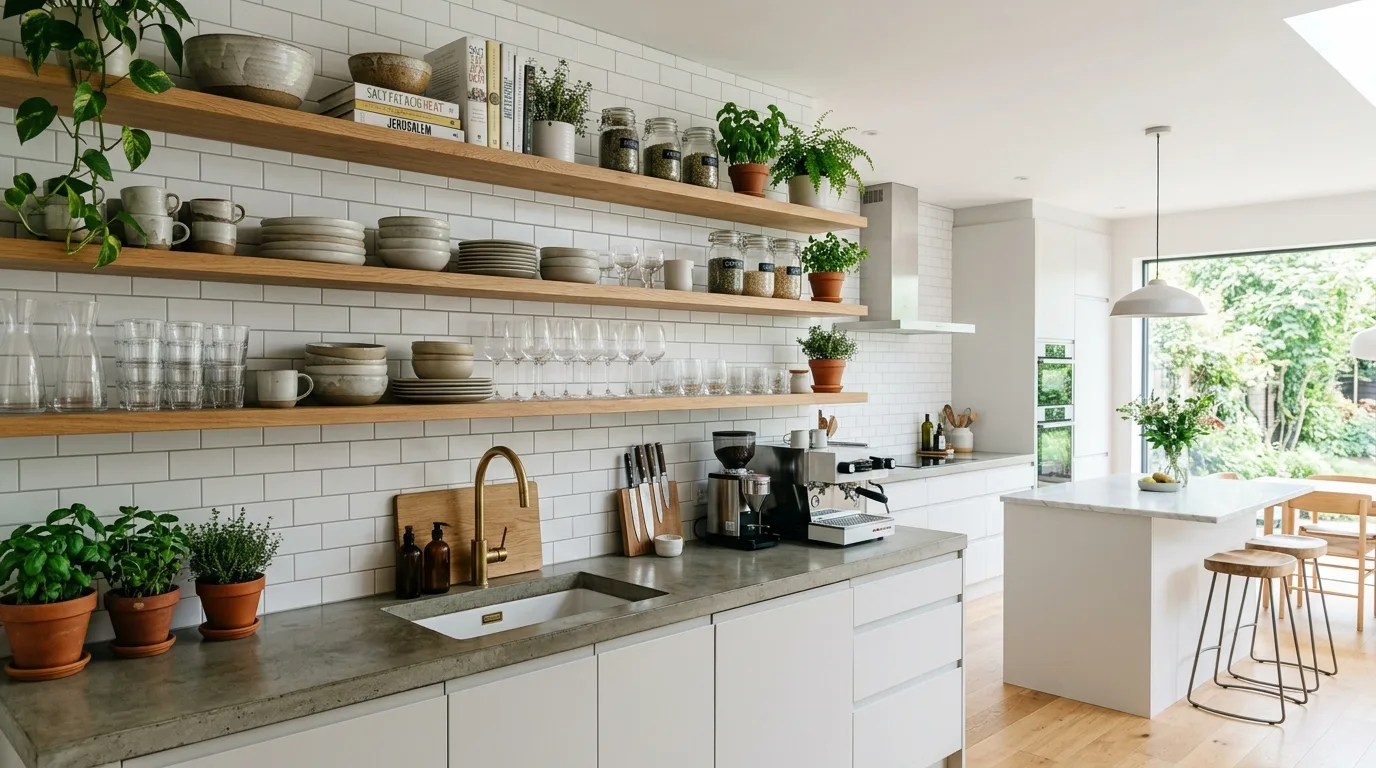 13 Expert Advice on Open Shelving Is Hot Again Heres How to Style Yours Like a Pro
