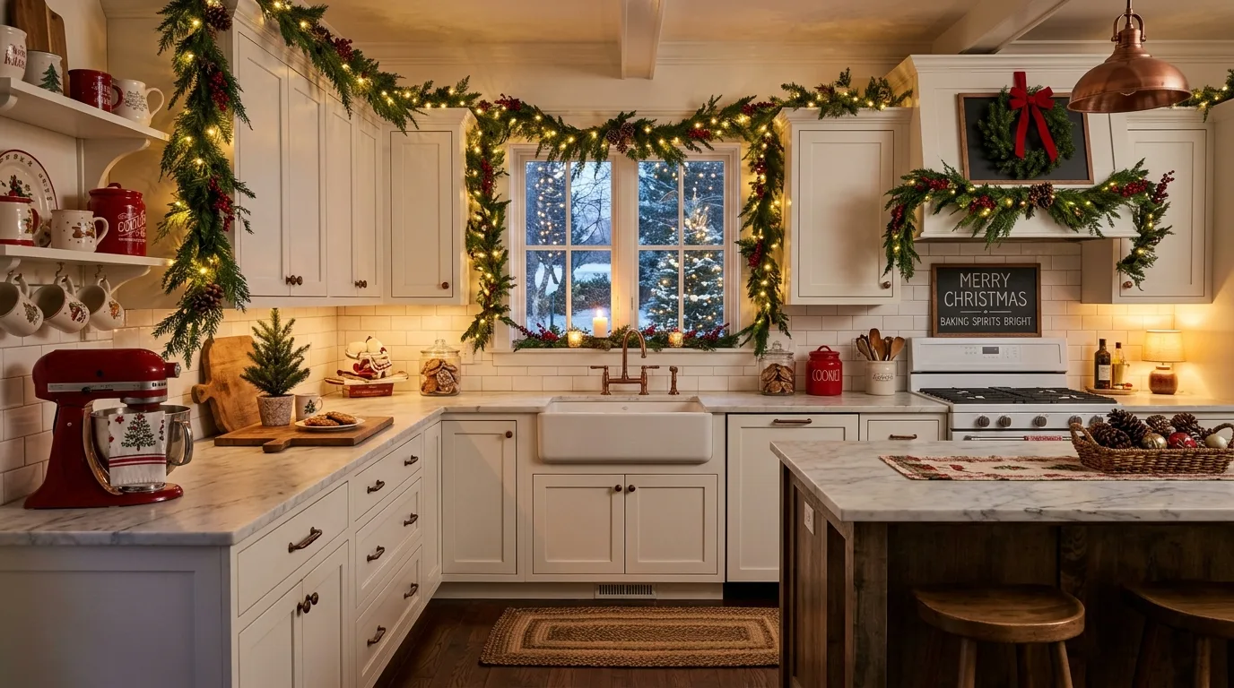 15 Festive Christmas Kitchen Decor Ideas for a Merry Holiday Home