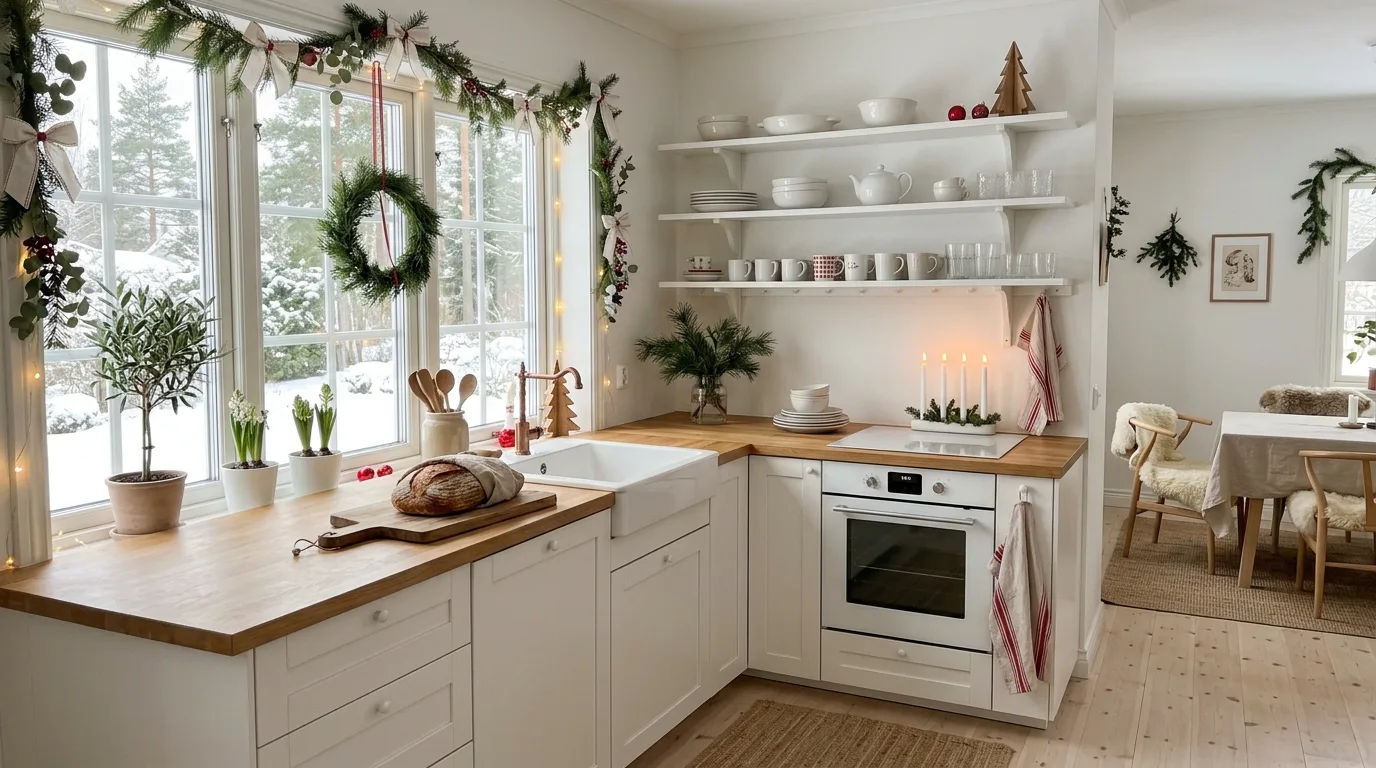 4. Bring in lighting that flatters the finish