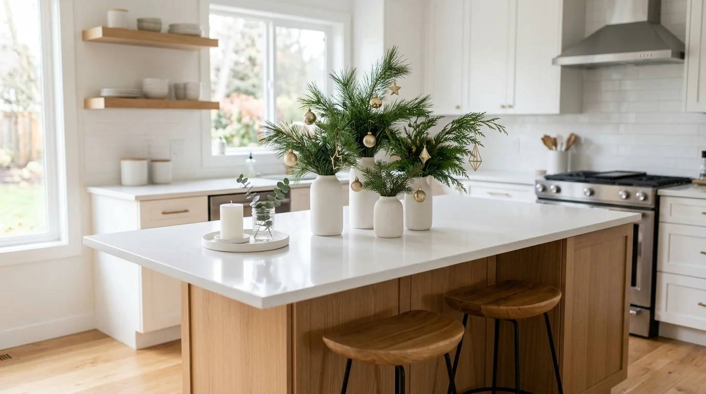 4. Bring in lighting that flatters the finish