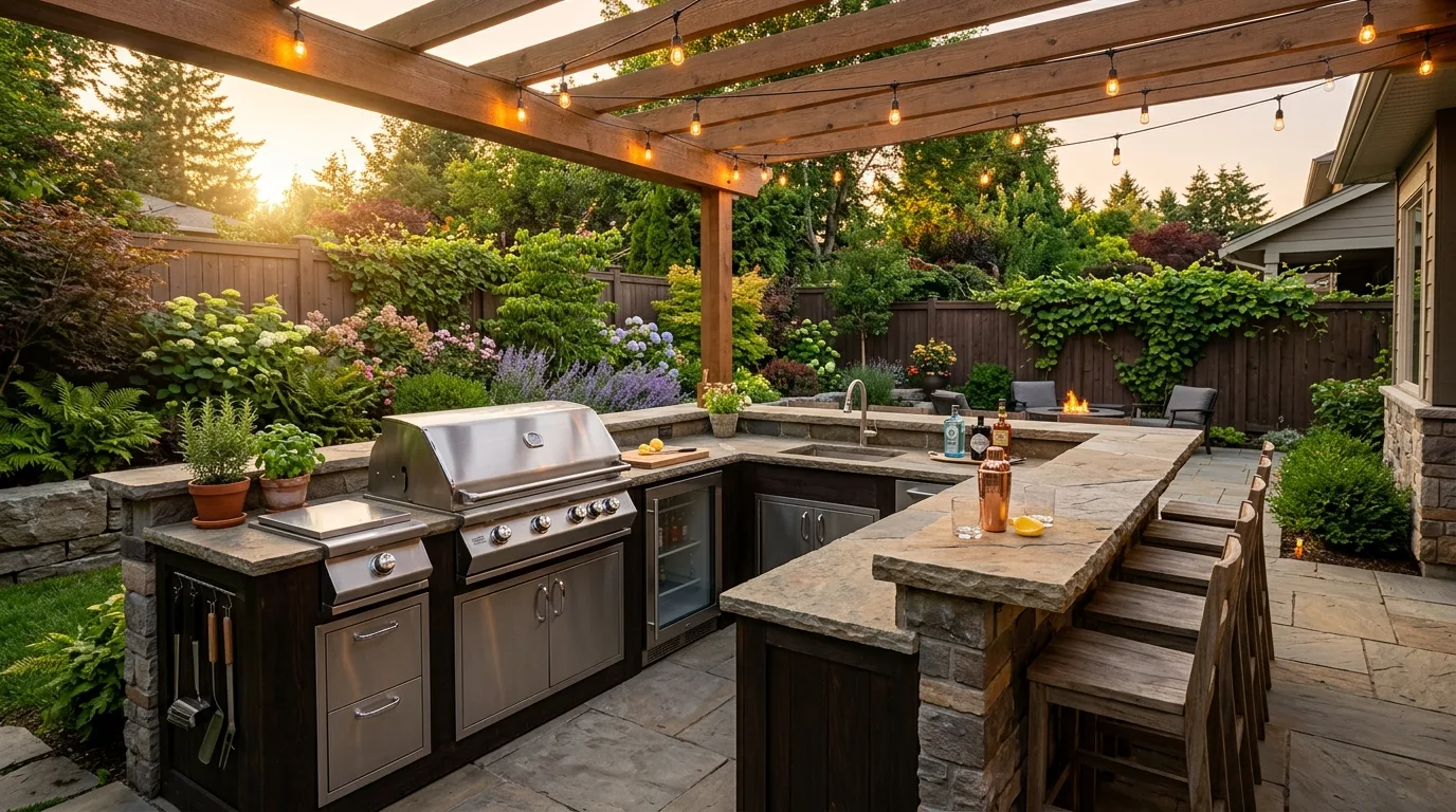 15 Fun Outdoor Kitchen Bar Ideas for Backyard Entertaining