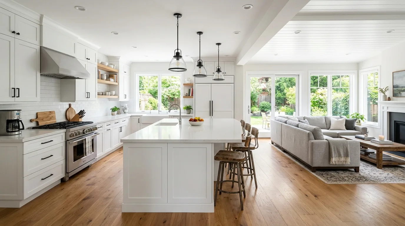 14 Functional Kitchen Remodel Ideas with Island for Open Concept Living