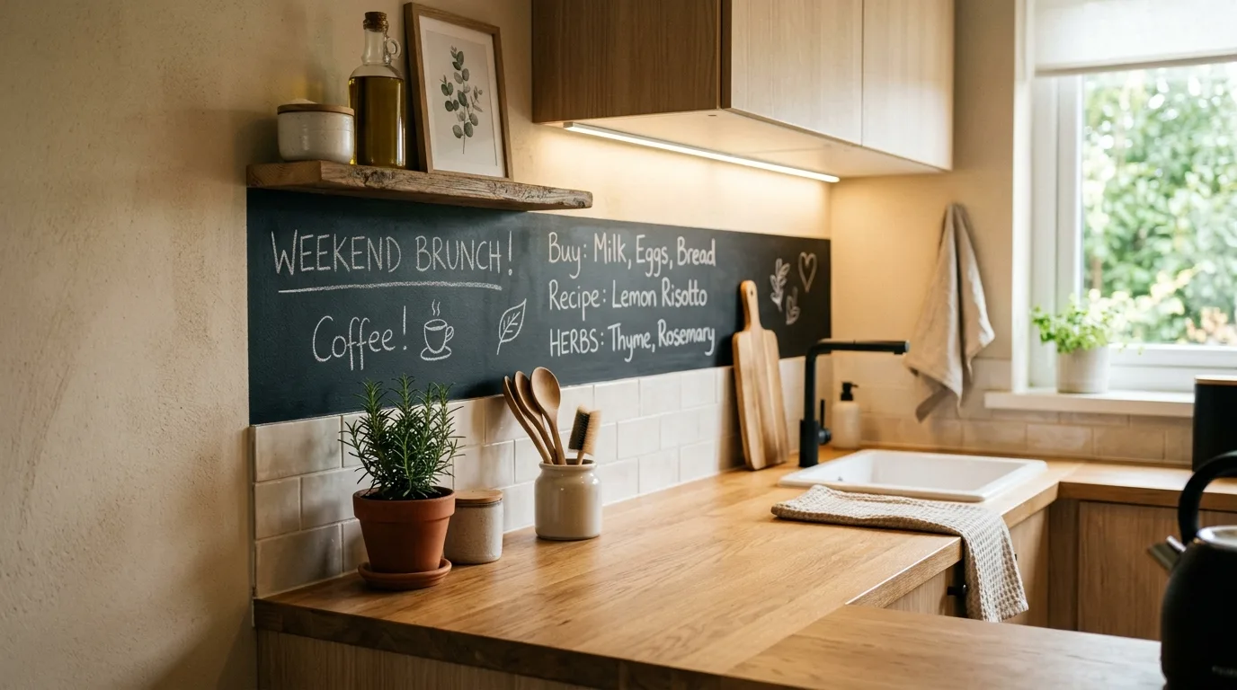 6. Work cleanly so the finish stays sharp