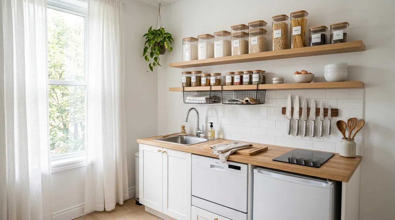 15 Genius Small Kitchen Ideas for Renters and Tiny Homes | The Outdoor ...