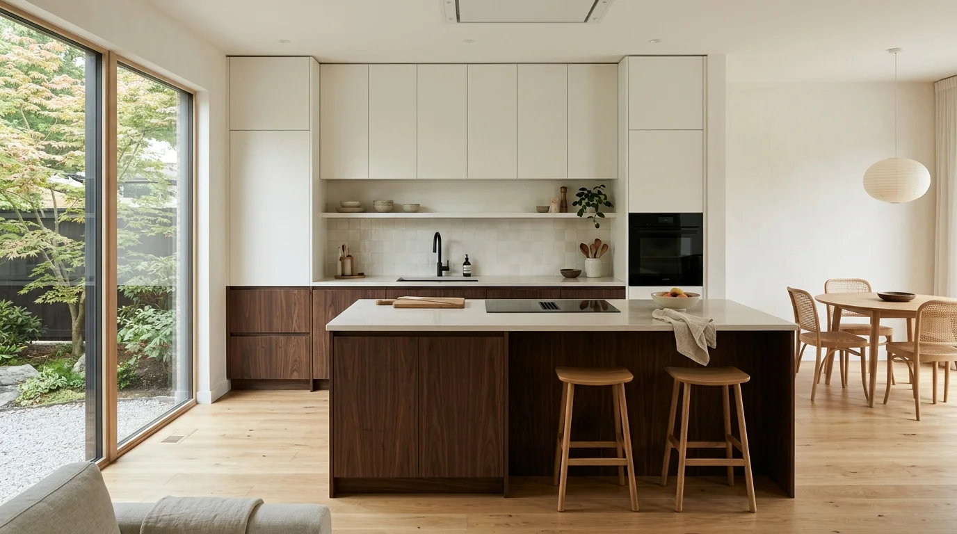 4. Bring in lighting that flatters the finish