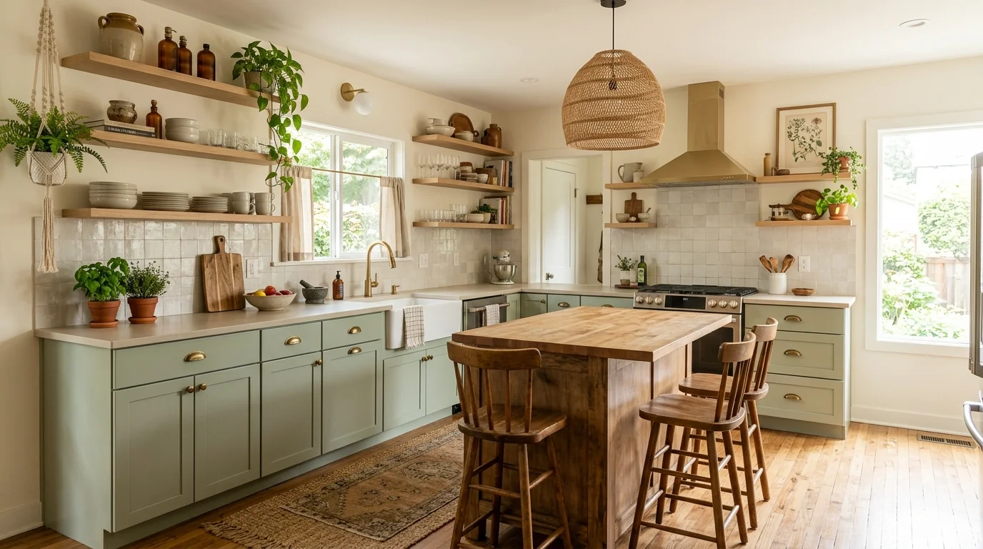 4. Bring in lighting that flatters the finish