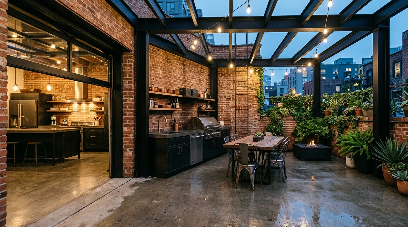 10. Tie the kitchen into the landscape around it