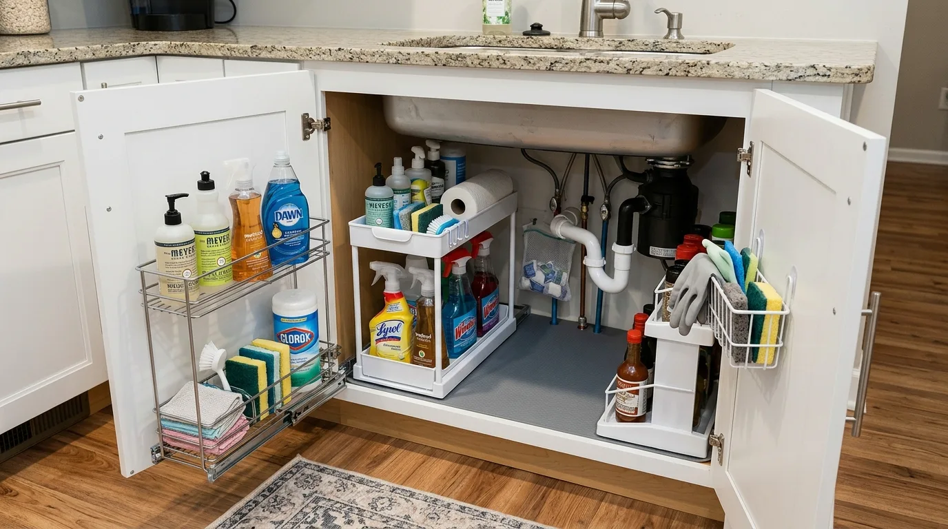 5. Give each shelf or drawer one job