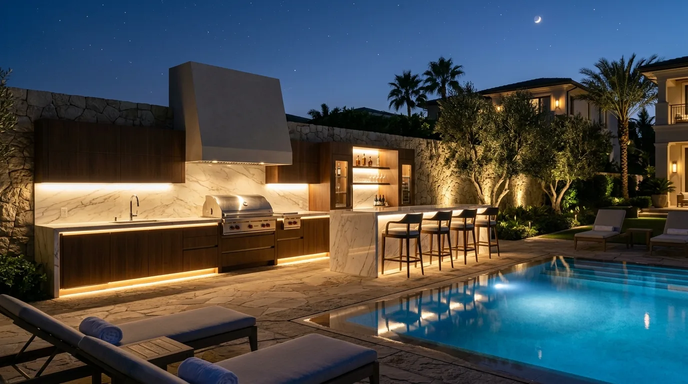 3. Use finishes that still feel warm and inviting