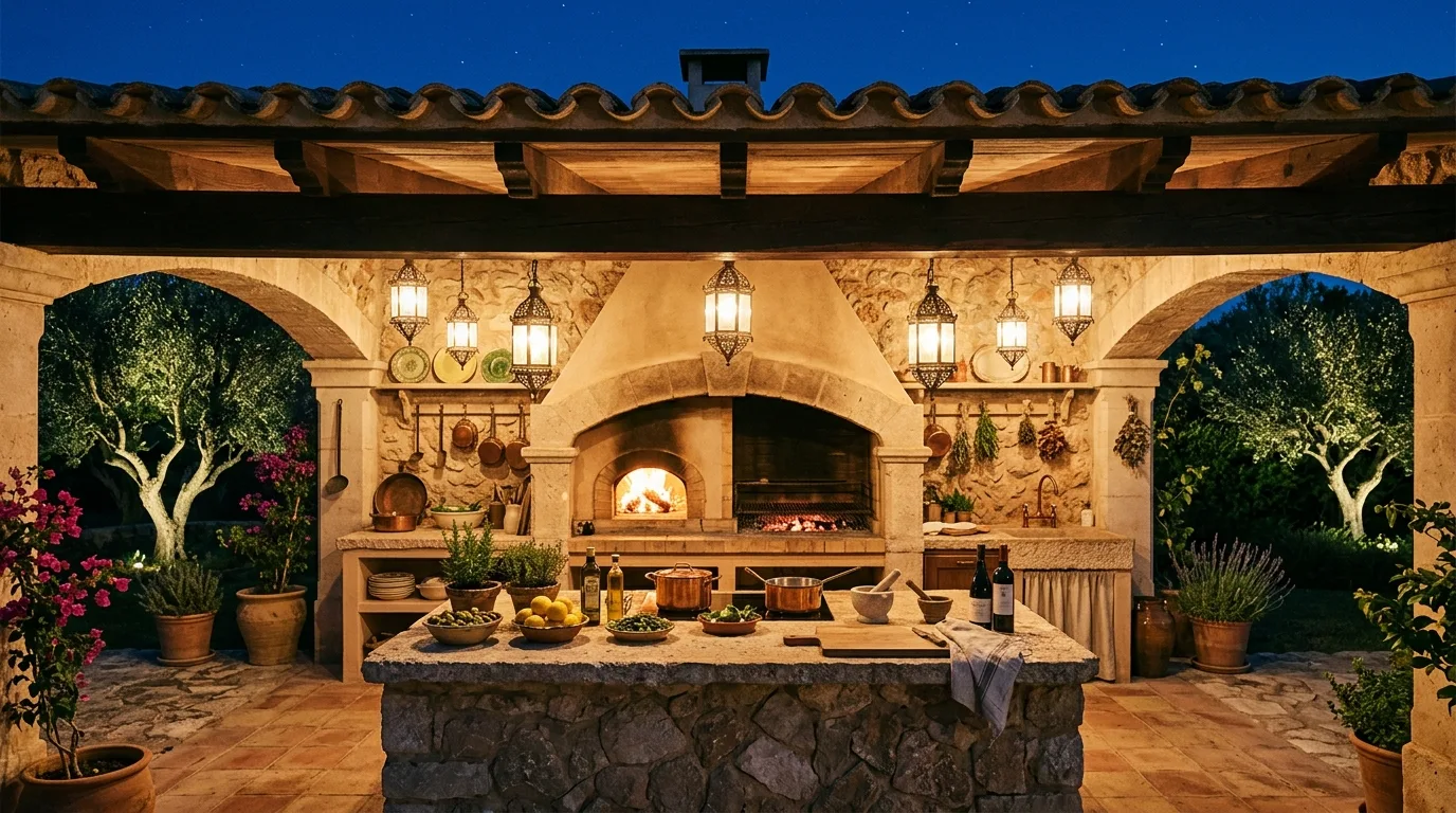 4. Add lighting that extends the space into evening