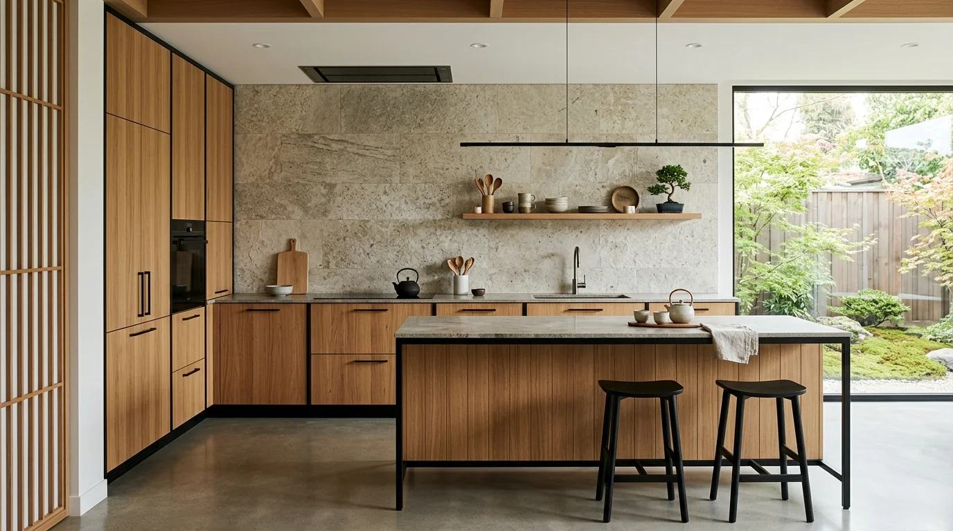 4. Bring in lighting that flatters the finish