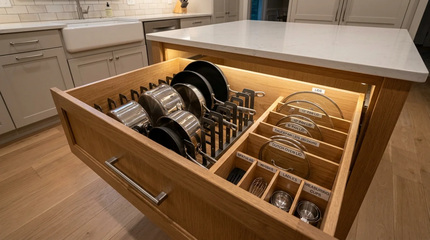 4. Bring in lighting that flatters the finish